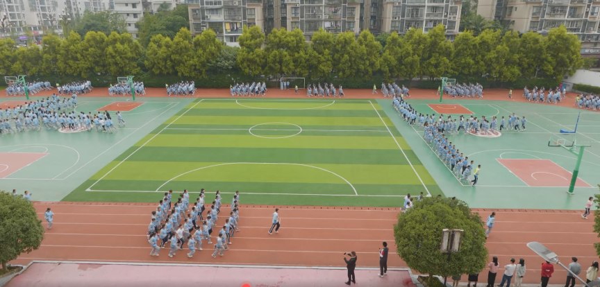 【喜报】宜宾市四中在2023年翠屏区中小学大课间视频评比中荣获中学组一等奖！